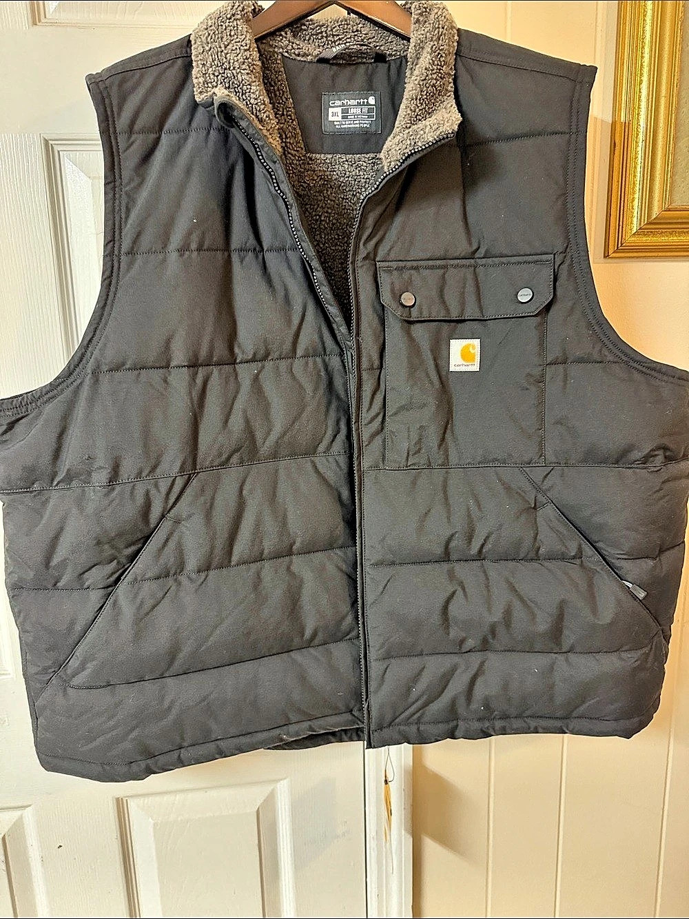Carhartt Montana Loose Fit Insulated Vest Men's Black 3XL